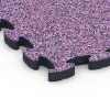 Detailaufnahme der Randausprägung von WARCO-Produkt 6882, Fitness Max Floor System, Format 44,6 x 44,6 × 2,8 cm, Farbe Levandule.