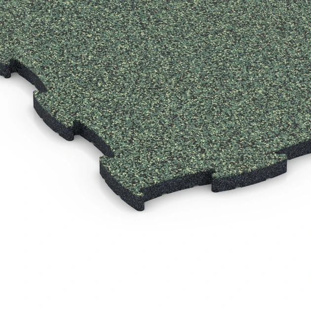 Detailaufnahme der Randausprägung von WARCO-Produkt 6852, Fitness Active podlaha, Format 97,1 x 97,1 x 2,8 cm, Farbe Anglický trávník.