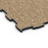 Detailaufnahme der Randausprägung von WARCO-Produkt 6853, Fitness Active podlaha, Format 97,1 x 97,1 x 2,8 cm, Farbe Terakota.