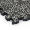 Detailaufnahme der Randausprägung von WARCO-Produkt 6814, Klik dlaždice kamenný koberec, Format 28,9 x 28,9 x 1,8 cm, Farbe Tmavě šedá žula.