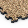 Detailaufnahme der Randausprägung von WARCO-Produkt 6817, Klik dlaždice kamenný koberec, Format 28,9 x 28,9 x 1,8 cm, Farbe Terakota.