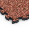 Detailaufnahme der Randausprägung von WARCO-Produkt 6818, Klik dlaždice kamenný koberec, Format 28,9 x 28,9 x 1,8 cm, Farbe Etna.