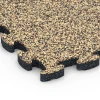 Detailaufnahme der Randausprägung von WARCO-Produkt 6822, Klik dlaždice kamenný koberec, Format 28,9 x 28,9 x 1,8 cm, Farbe Ratan.