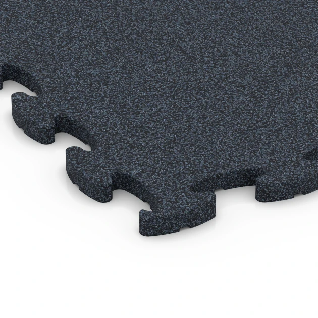 Detailaufnahme der Randausprägung von WARCO-Produkt 6960, Fitness Premium sportovní podlaha, Format 45,9 x 45,9 x 1,8, Farbe Antracit.