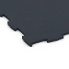 Detailaufnahme der Randausprägung von WARCO-Produkt 6968, Fitness Premium sportovní podlaha Plus, Format 99 x 99 x 1,8 cm, Farbe Antracit.