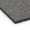 Detailaufnahme der Randausprägung von WARCO-Produkt 7132, Sportovní podlaha pro venkovní fitness, Format 60 x 60 x 3 cm | 0,36 m², Farbe Tmavě šedá žula.