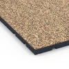 Detailaufnahme der Randausprägung von WARCO-Produkt 7135, Sportovní podlaha pro venkovní fitness, Format 60 x 60 x 3 cm | 0,36 m², Farbe Terakota.