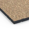 Detailaufnahme der Randausprägung von WARCO-Produkt 7144, Sportovní podlaha pro venkovní fitness, Format 60 x 60 x 4 cm | 0,36 m², Farbe Terakota.