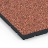 Detailaufnahme der Randausprägung von WARCO-Produkt 7145, Sportovní podlaha pro venkovní fitness, Format 60 x 60 x 4 cm | 0,36 m², Farbe Etna.