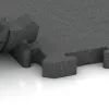 Großaufnahme vom Verbindungssystem von WARCO-Boden 4073 - Podlahová krytina pro psy im Farbdesign Šedá břidlice. Abmessungen 1000 x 1000 x 40 mm.