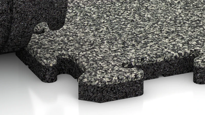 Puzzlový spoj s lehce zaokrouhleným zkosením