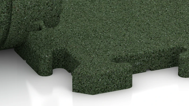 Puzzlový spoj s lehce zaokrouhleným zkosením