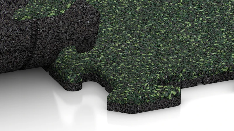 Puzzle spojení s jemně zaoblenou fasetou