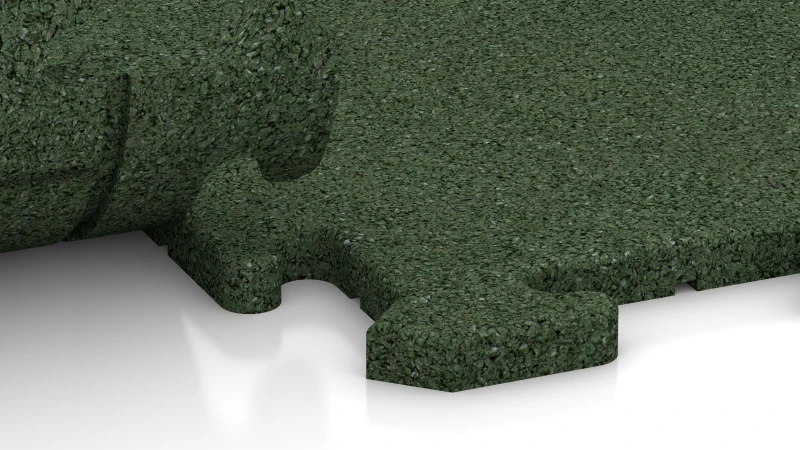 Puzzlový spoj s lehce zaokrouhleným zkosením