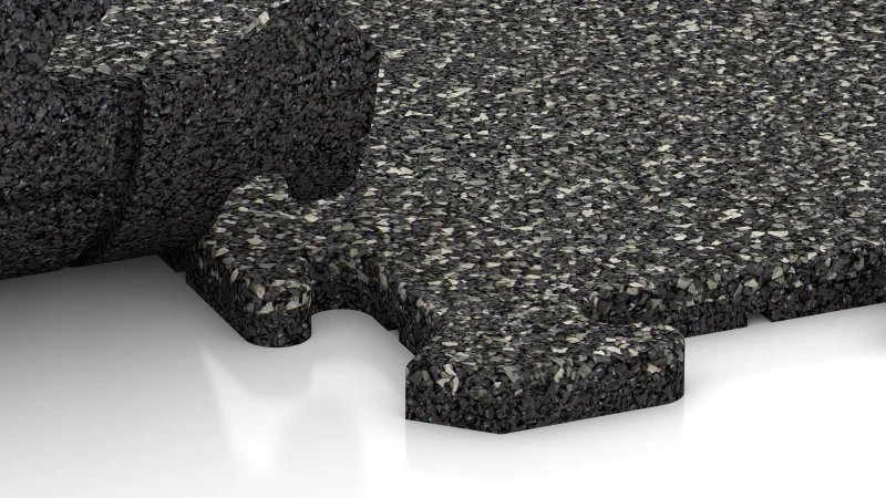 Puzzlový spoj s lehce zaokrouhleným zkosením