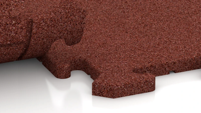 Puzzlový spoj s lehce zaokrouhleným zkosením