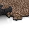 Großaufnahme vom Verbindungssystem von WARCO-Boden 4756 - Okrajová dlaždice im Farbdesign Kůra a Basto. Abmessungen 1000 x 485 x 18 mm.
