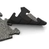 Großaufnahme vom Verbindungssystem von WARCO-Boden 4711 - Rohová dlaždice im Farbdesign Šedý granit. Abmessungen 235 x 235 x 18 mm.