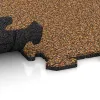 Großaufnahme vom Verbindungssystem von WARCO-Boden 4759 - Rohová dlaždice im Farbdesign Terra Cotta. Abmessungen 485 x 485 x 18 mm.