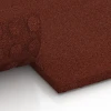 Großaufnahme vom Verbindungssystem von WARCO-Boden 6647 -  im Farbdesign Cihlově červená. Abmessungen 100 x 50 x 4 cm.