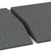Großaufnahme vom Verbindungssystem von WARCO-Boden 0454 - Edge tile (one chamfered side) im Farbdesign Šedá břidlice. Abmessungen 500 x 500 x 80 mm.