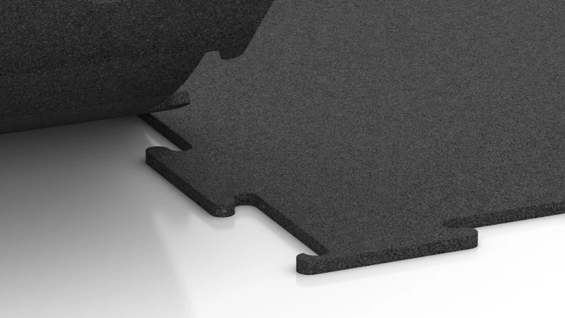 Vyřezaný puzzlový spoj bez zkosení