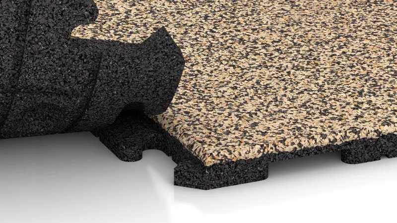 Skryté puzzle spojení s zaoblenou fasetou