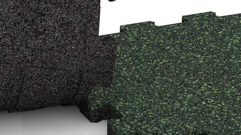 Vyřezaný puzzlový spoj bez zkosení