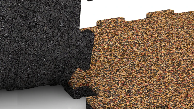 Vyřezaný puzzlový spoj bez zkosení