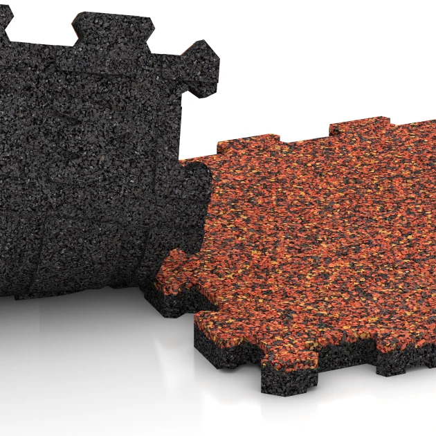 Großaufnahme vom Verbindungssystem von WARCO-Boden 3854 - Dlaždice k bazénu bez spár im Farbdesign Etna. Abmessungen 306 x 306 x 20 mm.