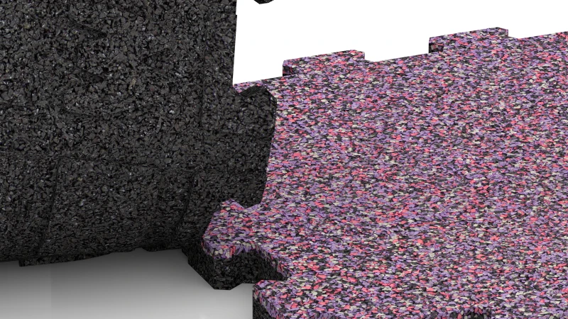 Vyřezaný puzzle spoj bez fazety