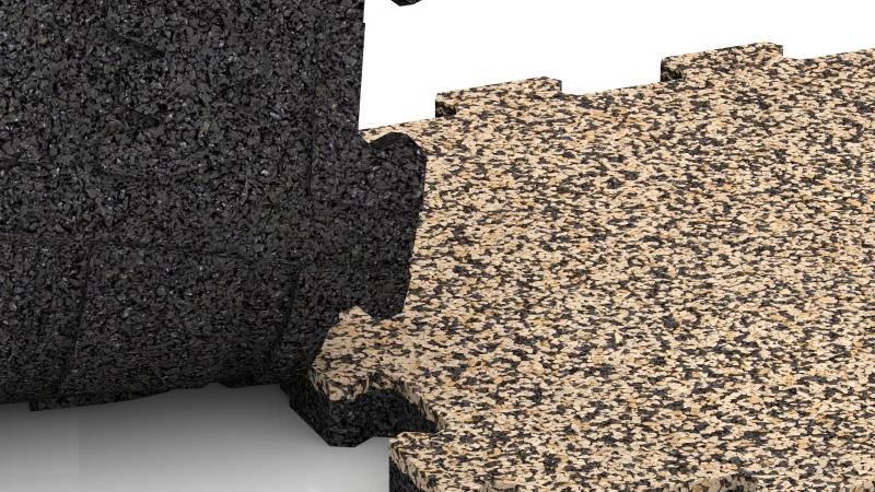 Vyřezaný puzzlový spoj bez zkosení