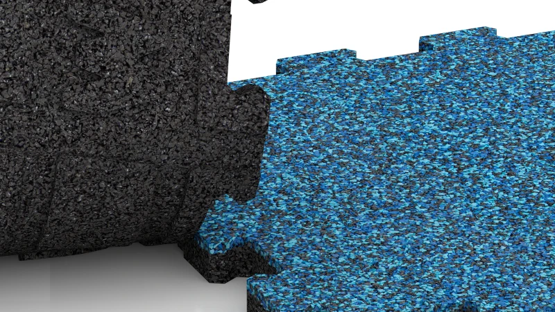 Vyřezaný puzzlový spoj bez zkosení