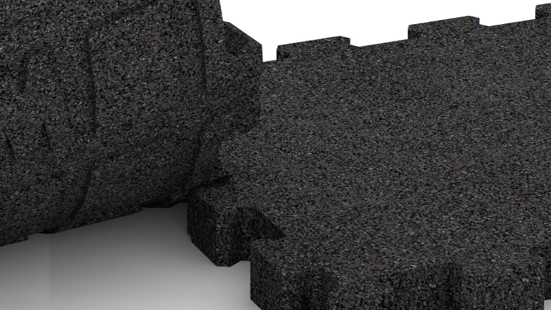 Vyřezaný puzzlový spoj bez zkosení