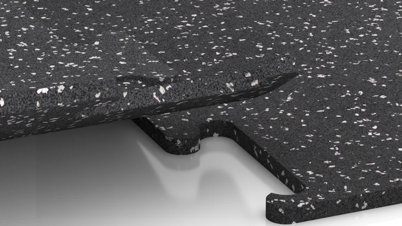 Vyřezaný puzzlový spoj bez zkosení