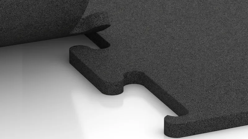 Vyřezaný puzzle spoj bez fazety