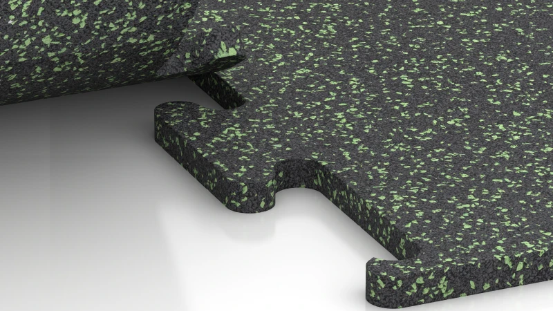 Vyřezaný puzzlový spoj bez zkosení