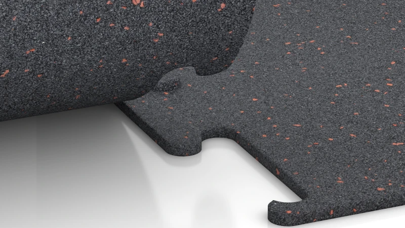 Vyřezaný puzzlový spoj bez zkosení