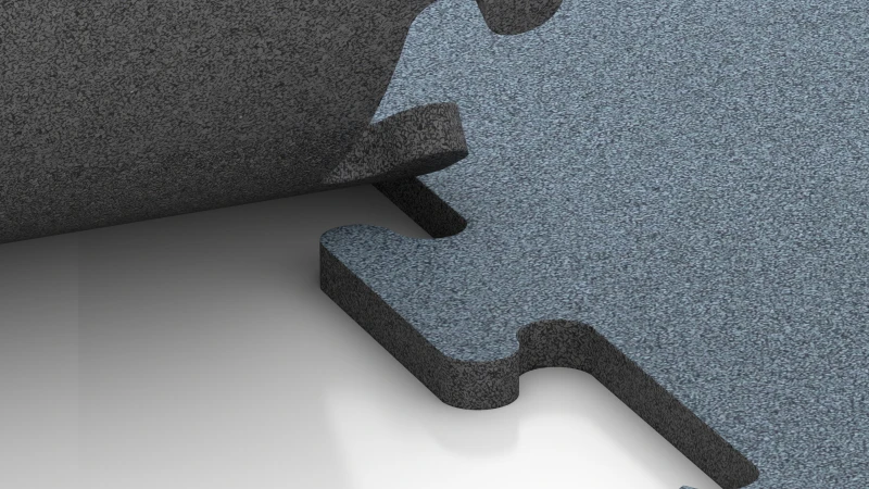 Vyřezaný puzzle spoj bez fazety