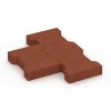 Großaufnahme vom Verbindungssystem von WARCO-Boden 7069 - Zámková dlažba im Farbdesign Cihlově červená. Abmessungen 20 x 16,5 x 4,5 cm | 0,0278 m².