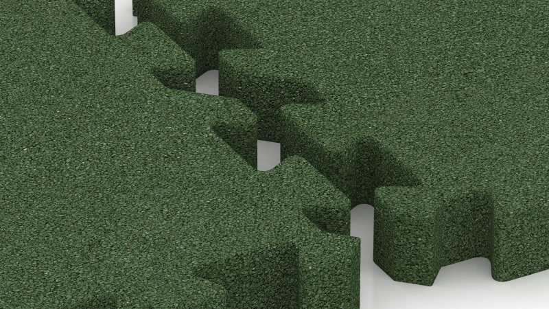 Puzzlový spoj s lehce zaokrouhleným zkosením