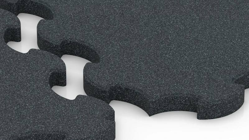 Optimalizované puzzlové ozubení s lehkým zkosením