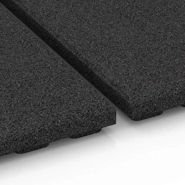 Großaufnahme vom Verbindungssystem von WARCO-Boden 6389 - Stájová rohož Luxus im Farbdesign Antracit. Abmessungen 100 x 50 x 4,5 cm | 0,50 m².
