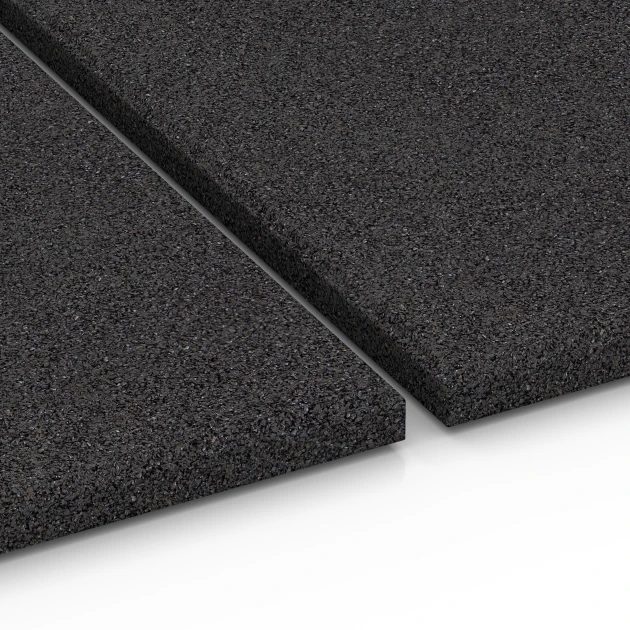 Großaufnahme vom Verbindungssystem von WARCO-Boden 6381 - Stájová rohož im Farbdesign Antracit. Abmessungen 100 x 50 x 3 cm | 0,50 m².