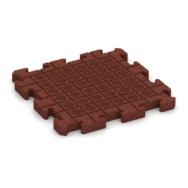 Aufsicht auf die Unterseite, also die Bodenseite von WARCO-Formteil 4036 - Sportovní krytina pro psy HD im Format 500 x 500 x 40 mm.