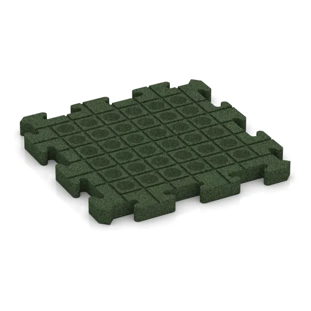 Aufsicht auf die Unterseite, also die Bodenseite von WARCO-Formteil 4031 - Podlahová krytina pro psy im Format 500 x 500 x 40 mm.