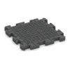 Aufsicht auf die Unterseite, also die Bodenseite von WARCO-Formteil 4038 - Sportovní krytina pro psy HD im Format 500 x 500 x 40 mm.