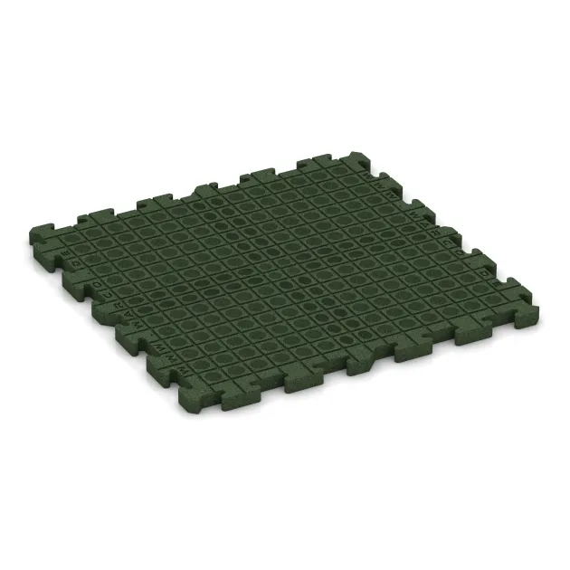 Aufsicht auf die Unterseite, also die Bodenseite von WARCO-Formteil 4078 - Sportovní krytina pro psy HD im Format 1000 x 1000 x 40 mm.