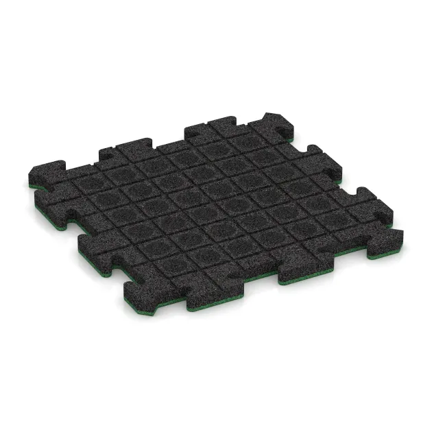 Aufsicht auf die Unterseite, also die Bodenseite von WARCO-Formteil 4633 - Venkovní dlaždice na klik im Format 500 x 500 x 30 mm.
