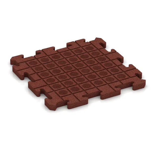 Aufsicht auf die Unterseite, also die Bodenseite von WARCO-Formteil 2804 - Sportovní krytina pro psy HD im Format 500 x 500 x 30 mm.